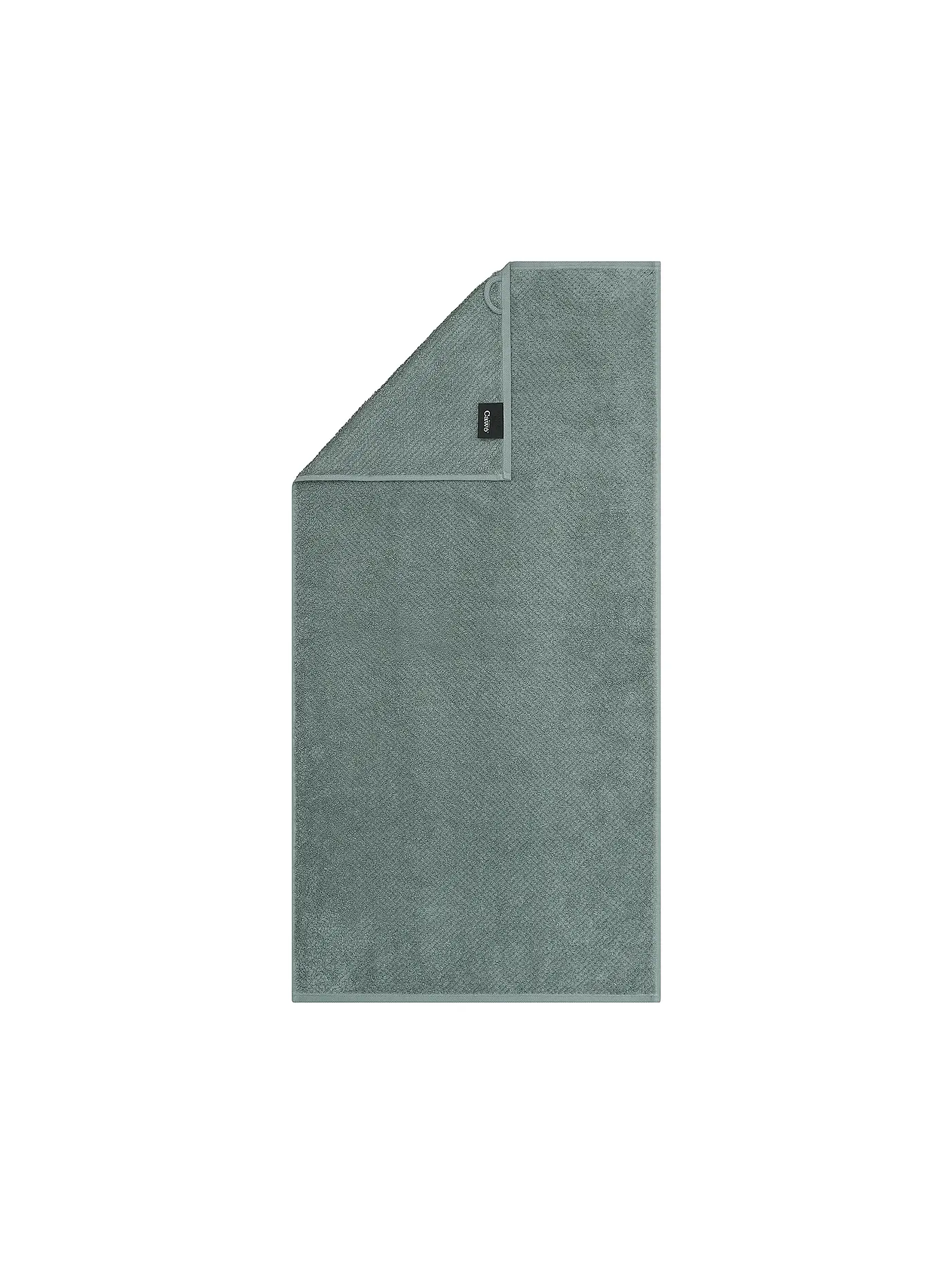 CAWÖ | Handtuch Pure 50x100cm Puder | dunkelgrün